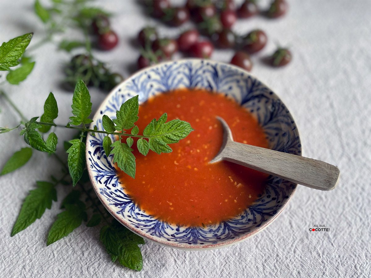 La soupe à la tomate de ma maman