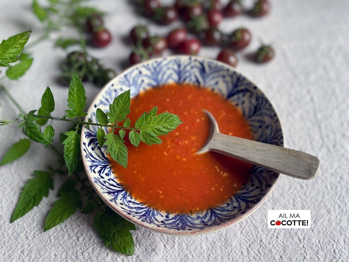 La soupe à la tomate de ma maman, ailmacocotte.com
