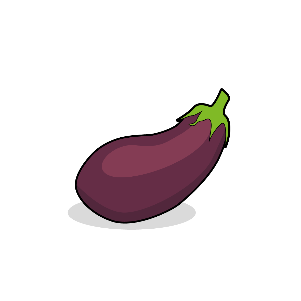 Icone d'aubergine, ailmacocotte.com