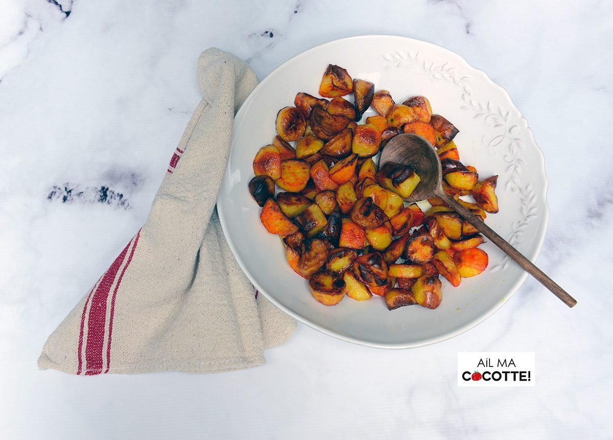 Pommes de terre rôties au safran Pommes de terre rôties au safran