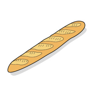 Icone d'une baguette, ailmacocotte.com