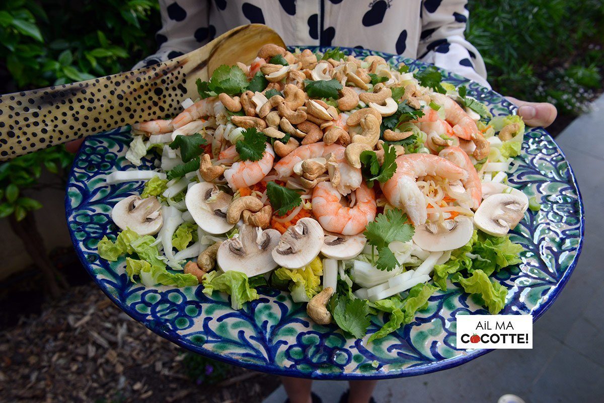 Salade thaïe aux crevettes, ailmacocotte.com