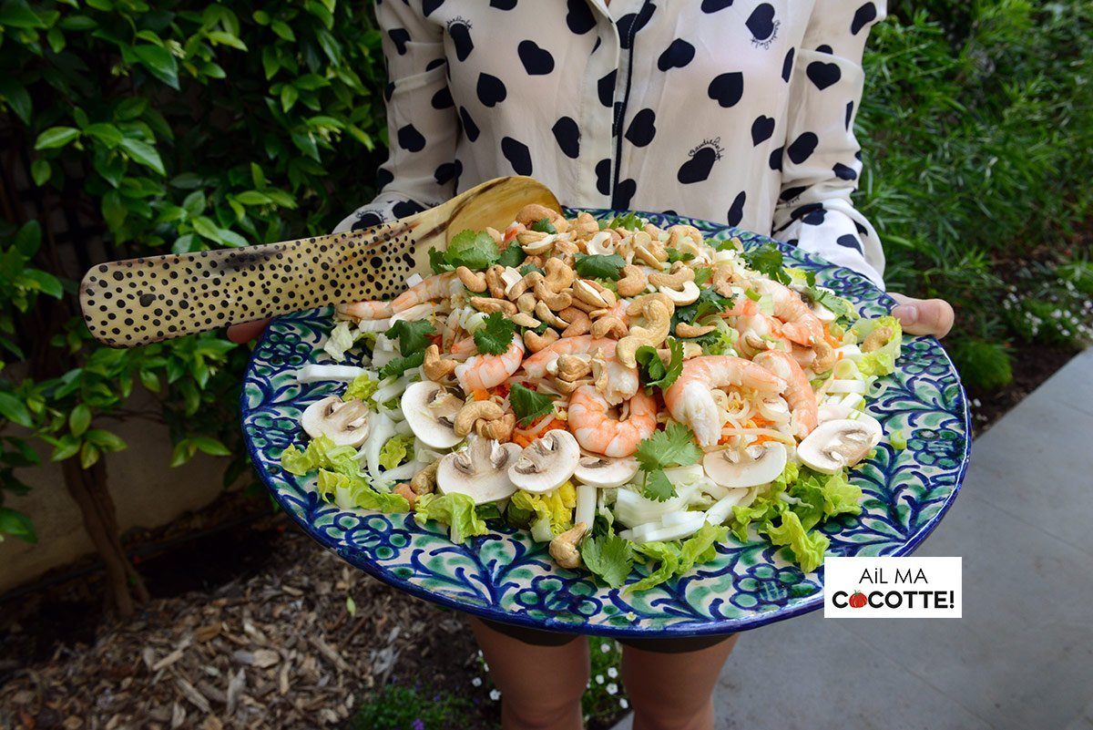 Salade thaïe aux crevettes, ailmacocotte.com