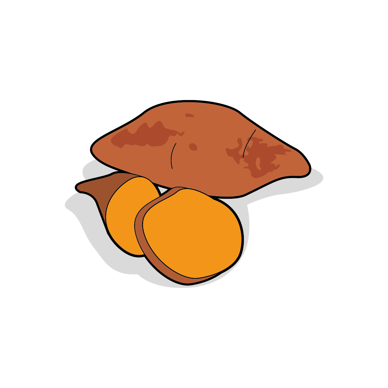 Icone d'une patate douce, ailmacocotte.com