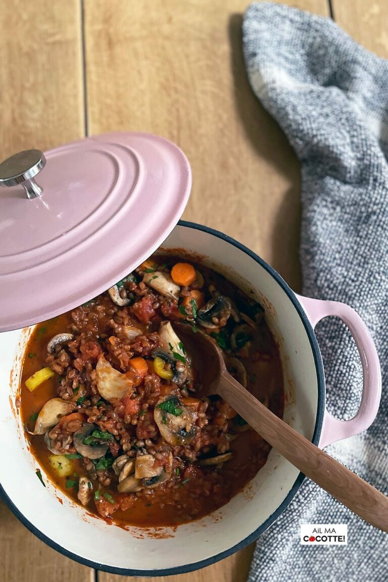 RAGOÛT VÉGÉTARIEN - AiL MA COCOTTE