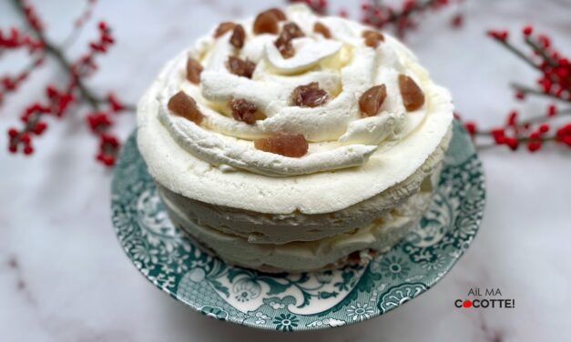 VACHERIN À LA CRÈME DE MARRONS