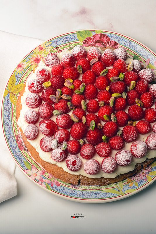 Tarte aux framboises