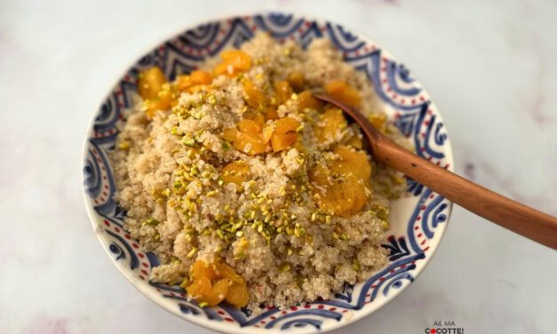 QUINOA AUX ABRICOTS ET AUX PISTACHES