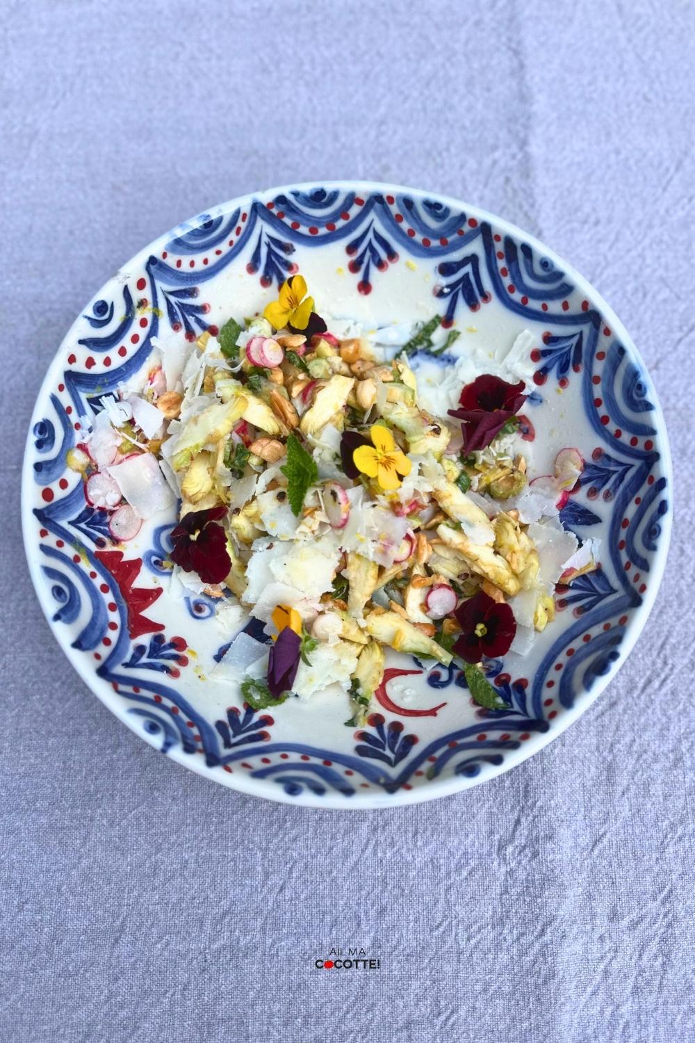 carpaccio d'artichauts PINT CARPACCIO D’ARTICHAUTS POIVRADES