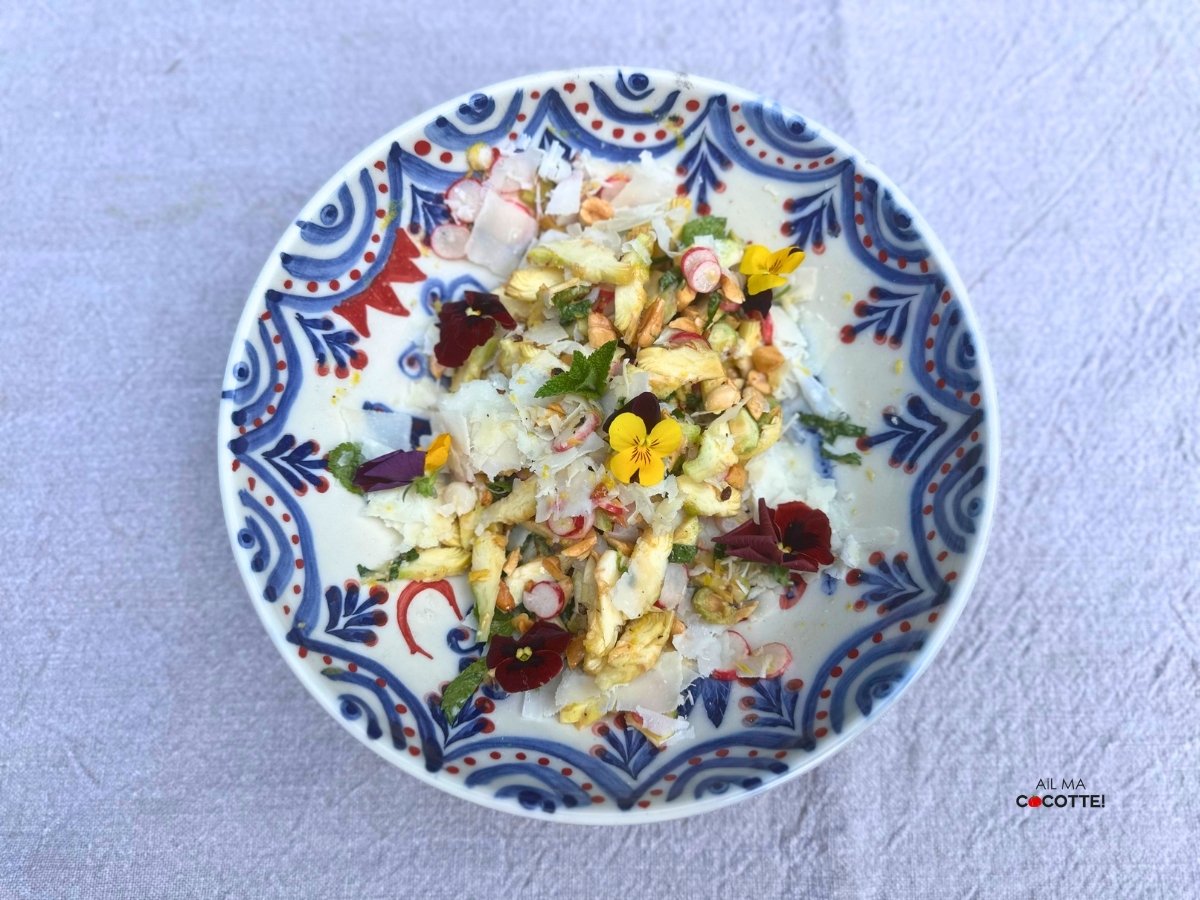 carpaccio d'artichauts CARPACCIO D’ARTICHAUTS POIVRADES