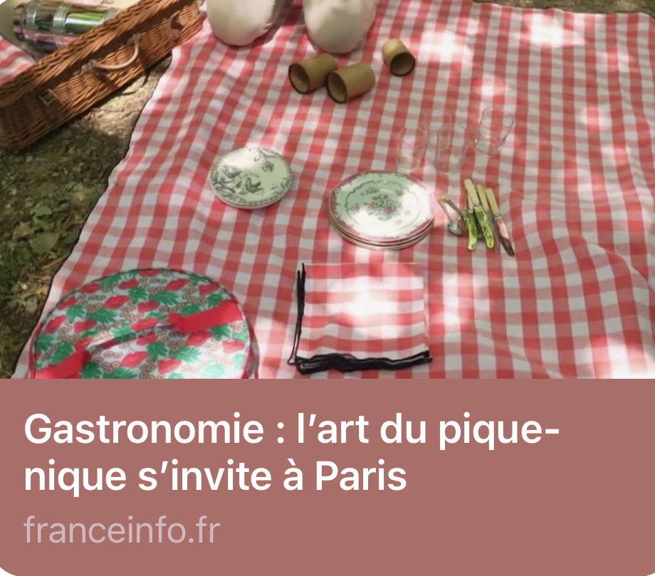 Photo du reportage sur l'art du pique-nique