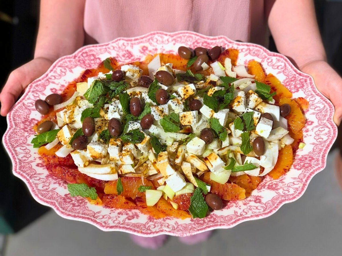 Salade de fenouil, oranges, feta LT Salade de fenouil, oranges, feta